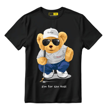 Teddy "Golfer Aim For The Goal" T-Shirt