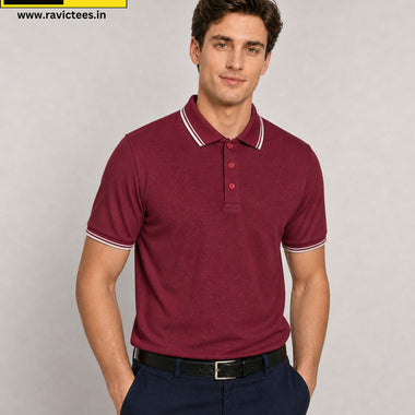 Forest Club Dry-Fit Polo Maroon DD04