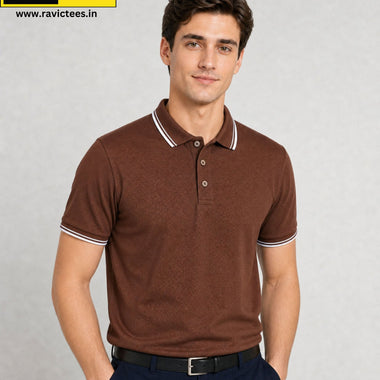 Forest Club Dry-Fit Polo Brown DD28