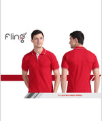 Fling Premium Cotton Red with White Tipping