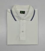 Forest Club Dry-Fit Polo White with Blue Tipping  DD17
