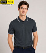 Forest Club Dry-Fit Polo Charcoal Grey DD13