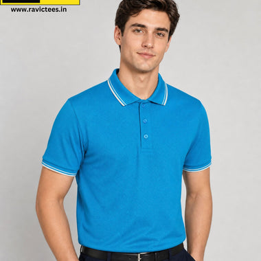 Forest Club Dry-Fit Polo T-Blue DD15
