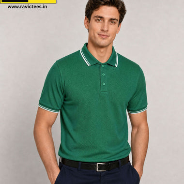 Forest Club Dry-Fit Polo Bottle Green DD24
