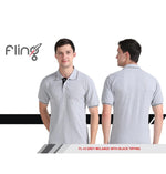 Fling Premium Cotton Grey with Black Tipping
