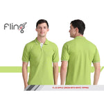 Fling Premium Cotton Apple Green with White Tipping