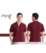 Fling Premium Cotton Maroon with White Tipping